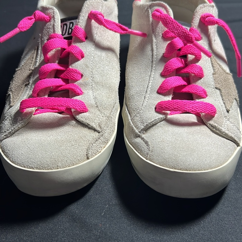 Golden Goose Pink tan suede Superstar 36 - Picture 6 of 11